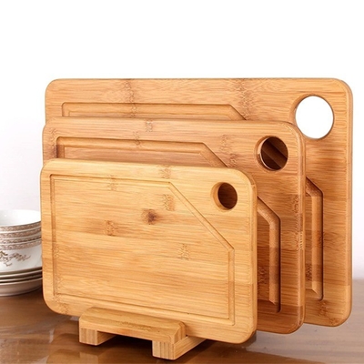 양배추 주방 절단 블록 주스 구석 300x250x10mm 직사각형과 나무 절단 보드