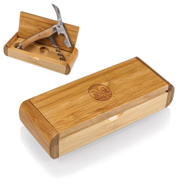 기능성 디자인 대나무 조각상 선물 상자 델럭스 코크 스크롤 31.75 x 31.75 x 19cm