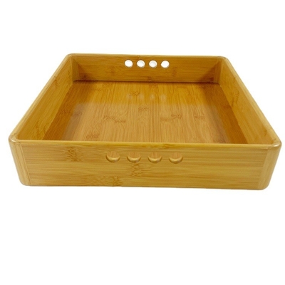맞춤형 주방 식탁용품 직사각형 정사각형 Bambu Servering Tray
