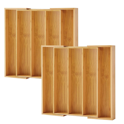 가정용 소품용 편리한 대나무 드라워 조직기 보관 35.6 x 27.9 x 6.4cm