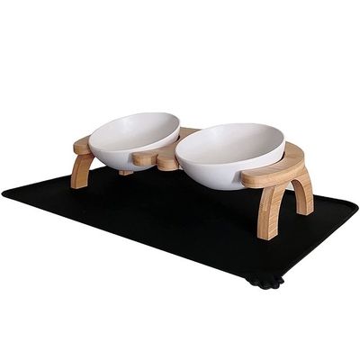 방수 안 스리프 실리콘 매트 틸트 키워드 애완 동물 먹이기 39.8 x 18.29 x 11.2cm