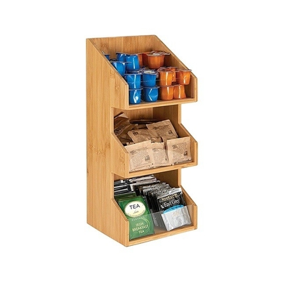 다기능 Bambu Spice Rack 조직기 주방 보관 ODM