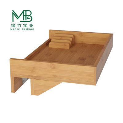 대용 Bambu 환경 친화적 인 학교 기숙사용 침대 옆에 보관하는 상자 랙